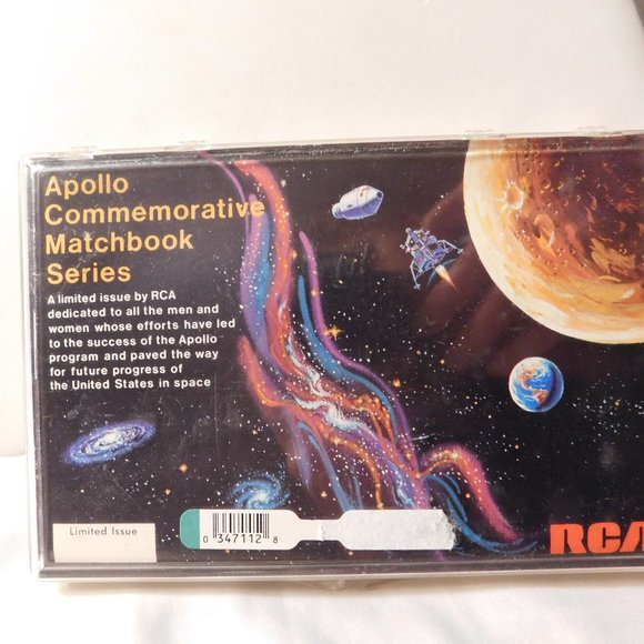 Vintage RCA Apollo Commemorative Matchbook Series NASA Memorabilia - Picture 1 of 8